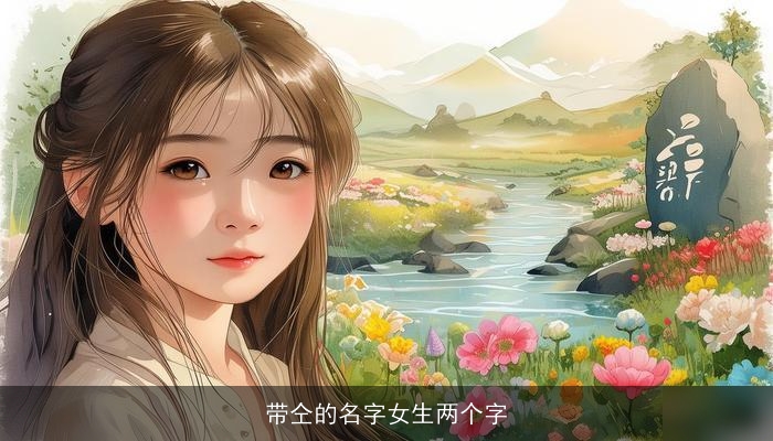 带仝的名字女生两个字