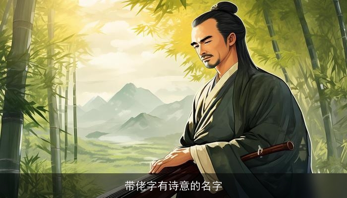 带佬字有诗意的名字