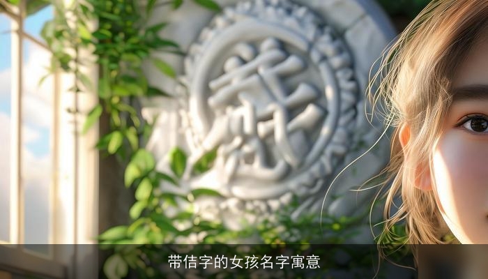 带佶字的女孩名字寓意