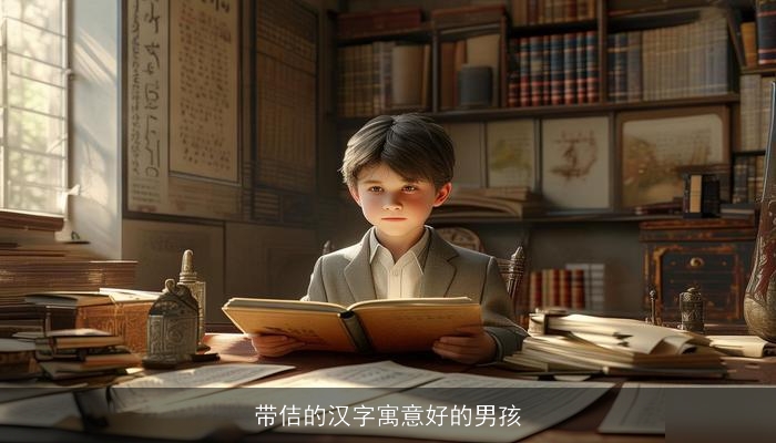 带佶的汉字寓意好的男孩
