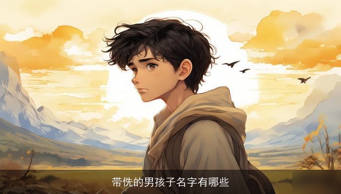 带侁的男孩子名字有哪些