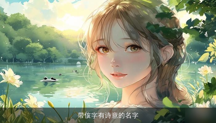 带侅字有诗意的名字