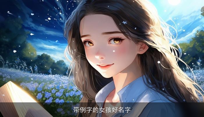 带例字的女孩好名字