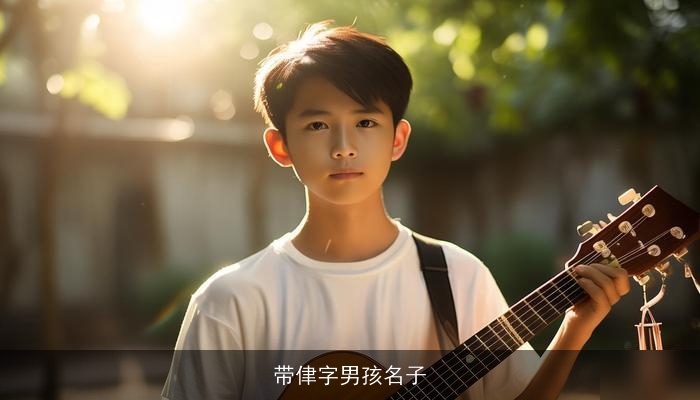 带侓字男孩名子