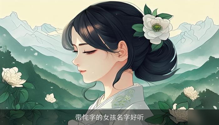 带侘字的女孩名字好听