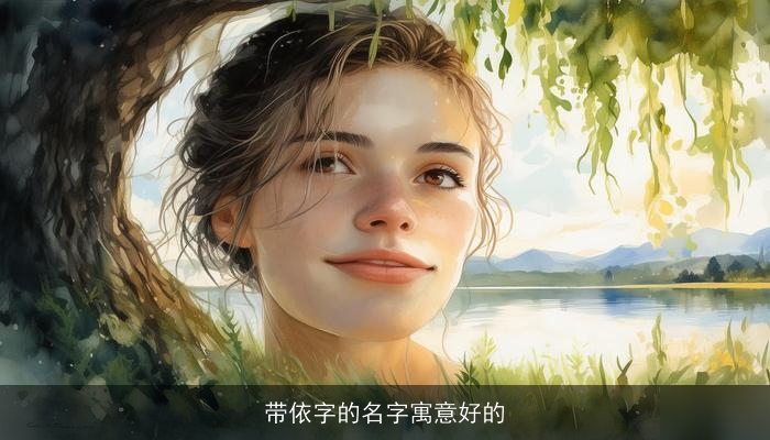 带依字的名字寓意好的