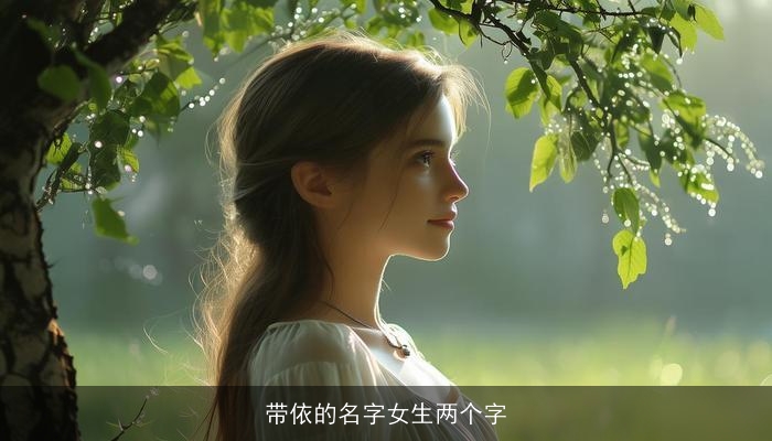 带依的名字女生两个字