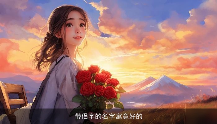 带侣字的名字寓意好的
