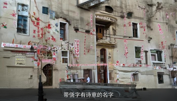 带侥字有诗意的名字