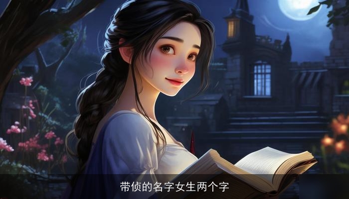 带侦的名字女生两个字