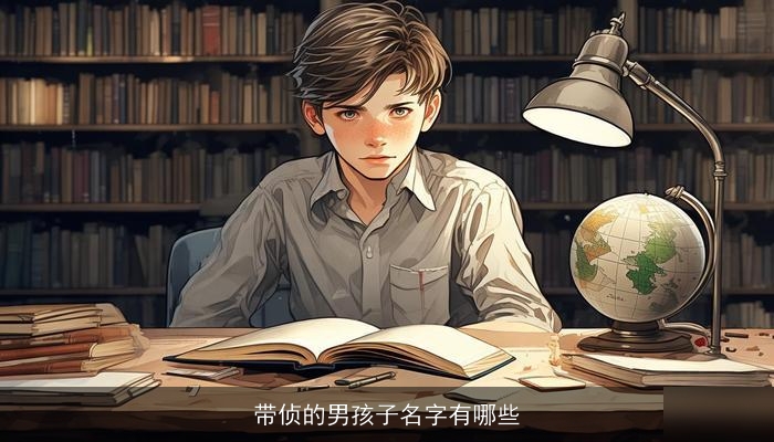 带侦的男孩子名字有哪些