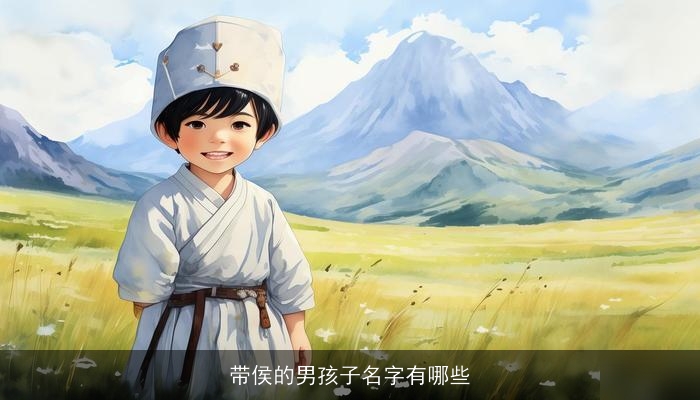 带侯的男孩子名字有哪些