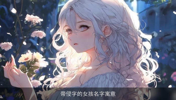 带侵字的女孩名字寓意