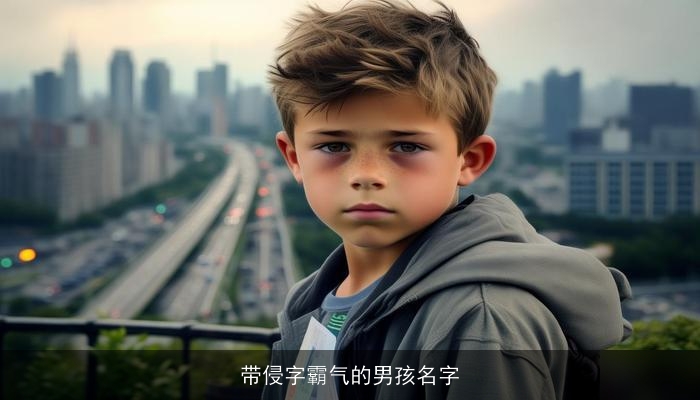 带侵字霸气的男孩名字