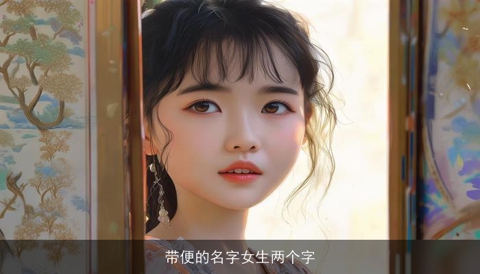 带便的名字女生两个字