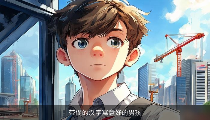 带促的汉字寓意好的男孩