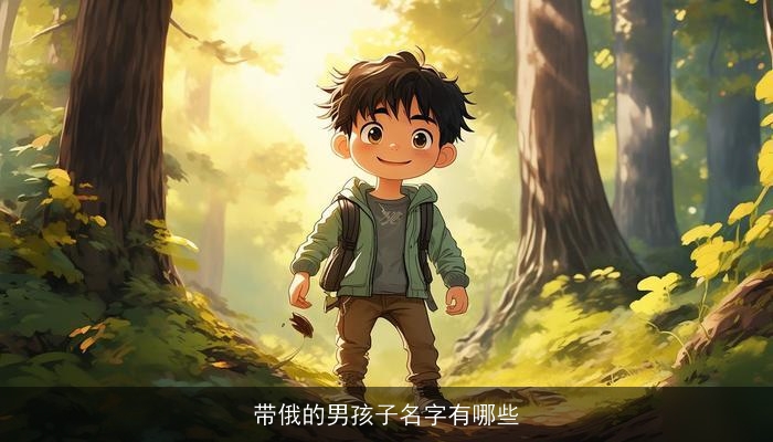 带俄的男孩子名字有哪些