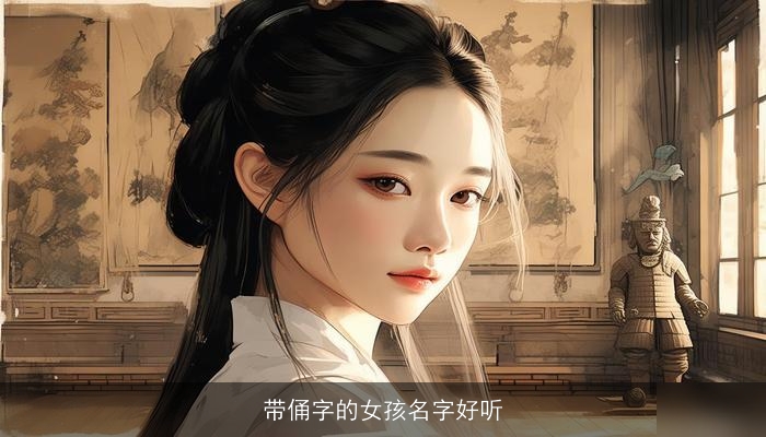 带俑字的女孩名字好听