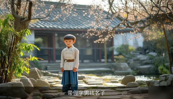 带俓字男孩名子