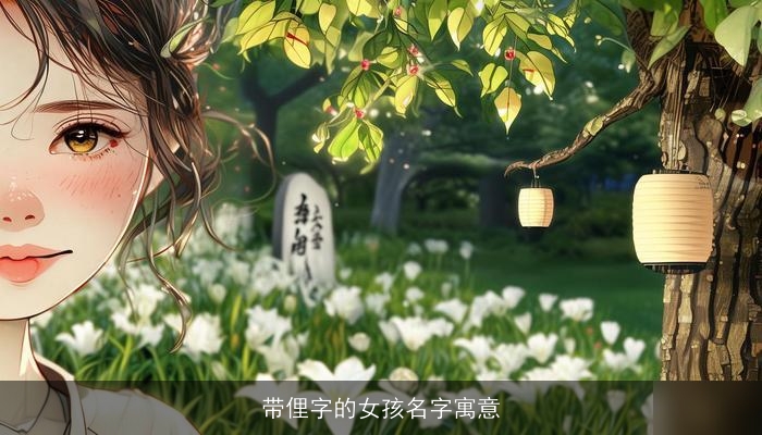 带俚字的女孩名字寓意