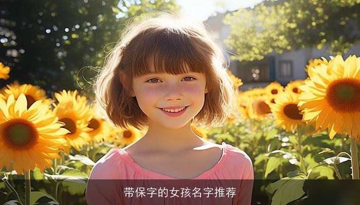 带保字的女孩名字推荐