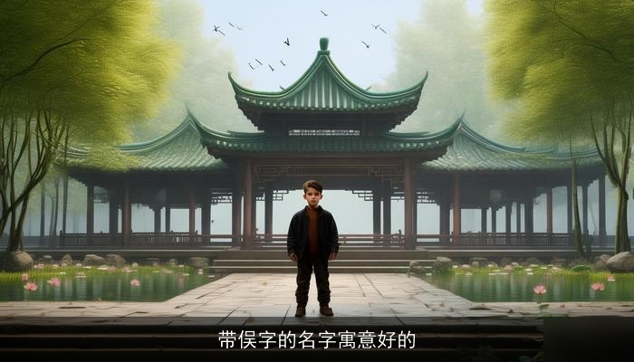 带俣字的名字寓意好的