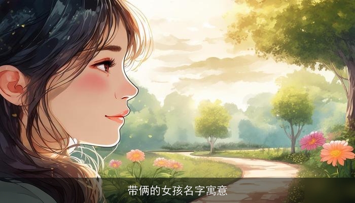 带俩的女孩名字寓意