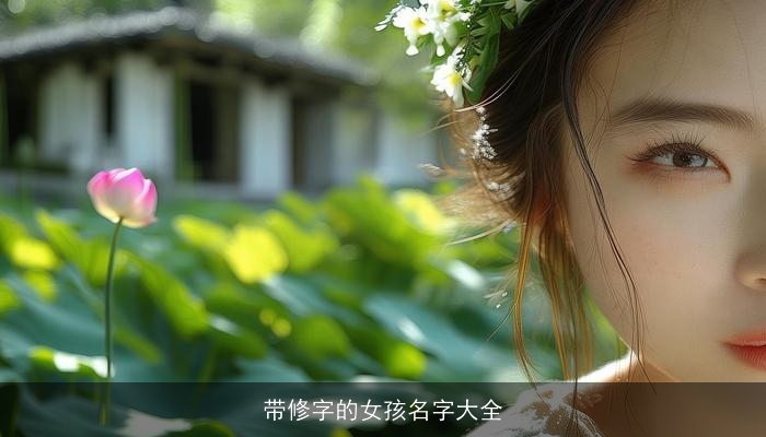 带修字的女孩名字大全