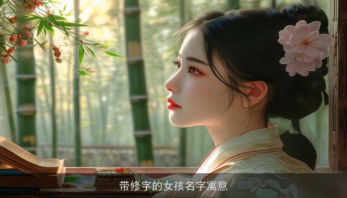 带修字的女孩名字寓意