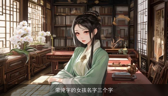 带俺字的女孩名字三个字