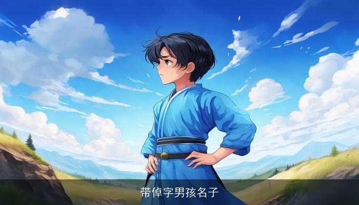 带倬字男孩名子