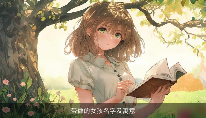 带做的女孩名字及寓意