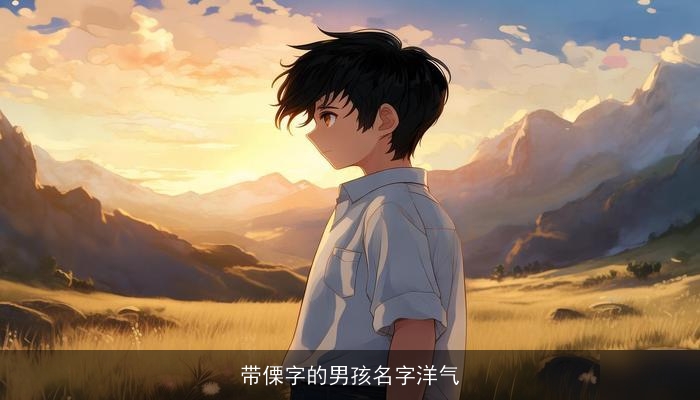 带傈字的男孩名字洋气