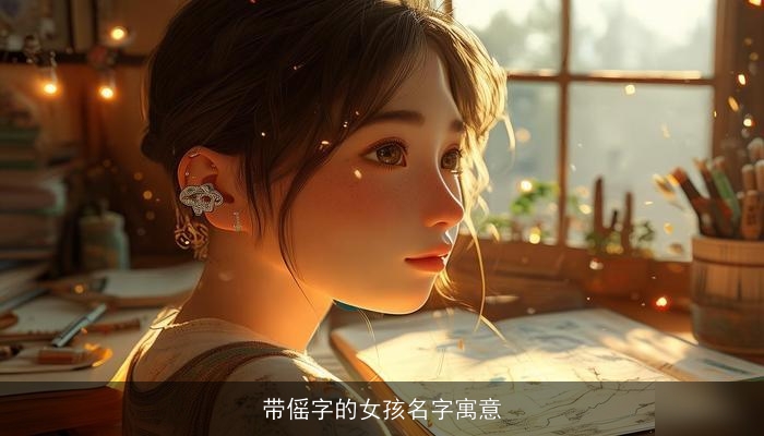 带傜字的女孩名字寓意