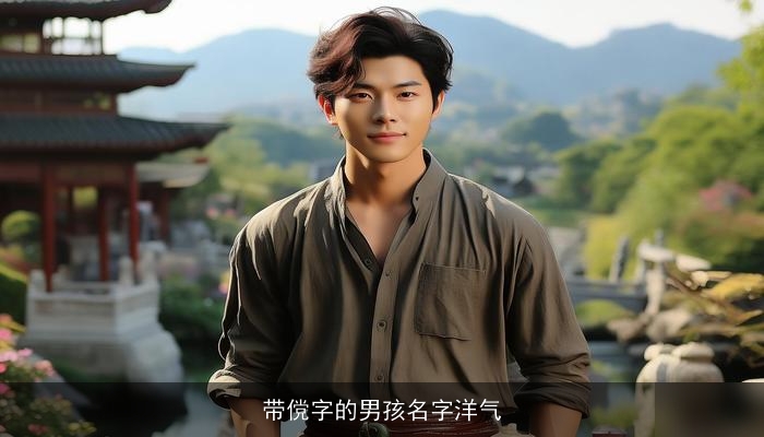 带傥字的男孩名字洋气