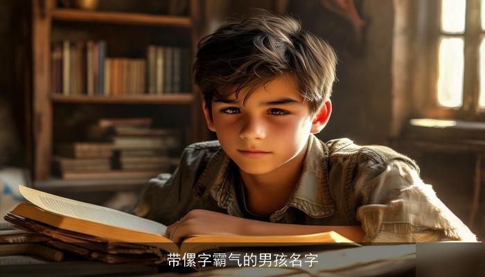 带傫字霸气的男孩名字
