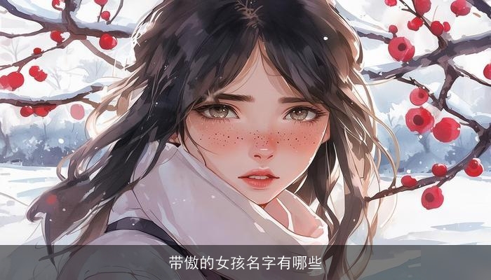 带傲的女孩名字有哪些