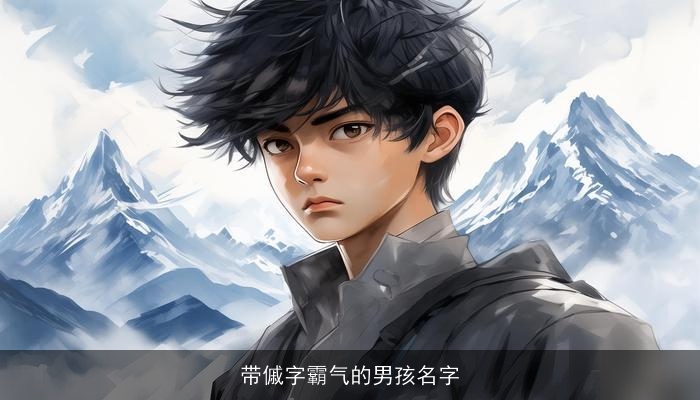 带傶字霸气的男孩名字