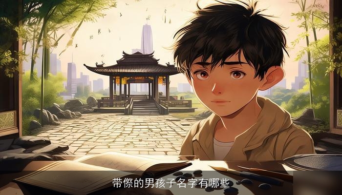 带傺的男孩子名字有哪些