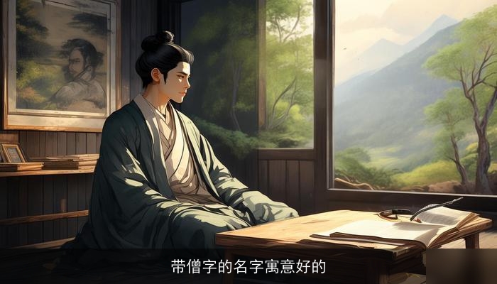 带僧字的名字寓意好的