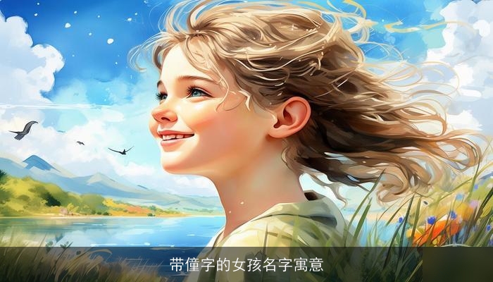 带僮字的女孩名字寓意