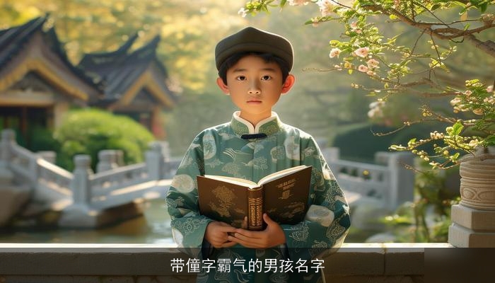 带僮字霸气的男孩名字