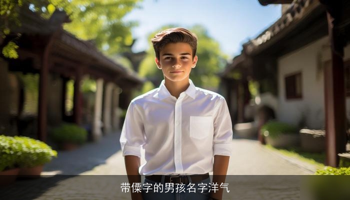 带僳字的男孩名字洋气