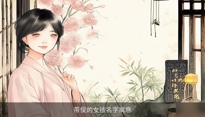 带僾的女孩名字寓意