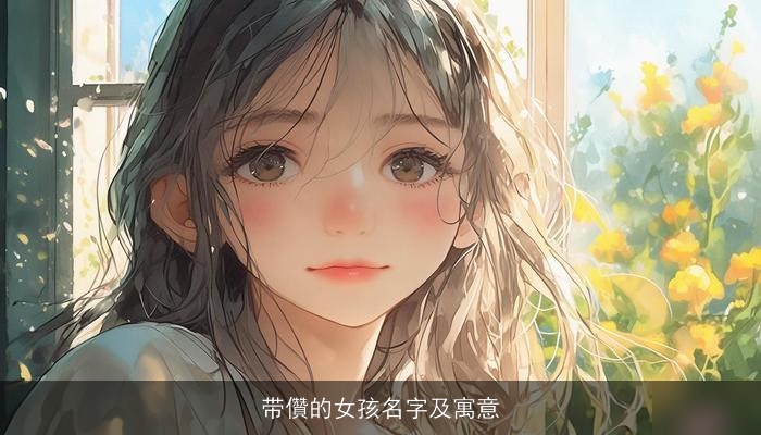 带儹的女孩名字及寓意