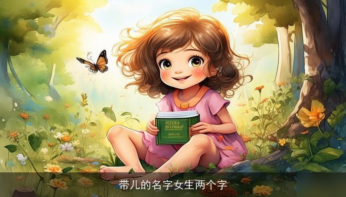 带儿的名字女生两个字