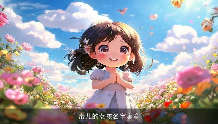 带儿的女孩名字寓意
