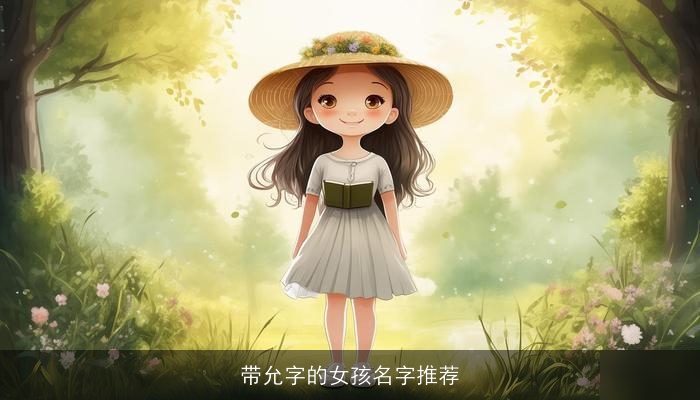 带允字的女孩名字推荐
