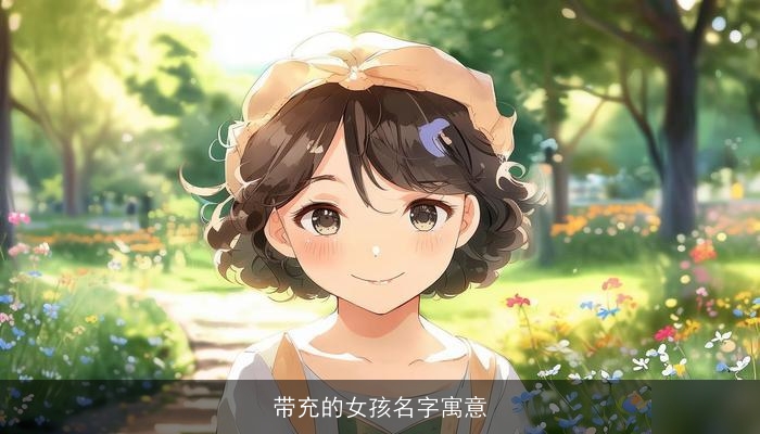 带充的女孩名字寓意