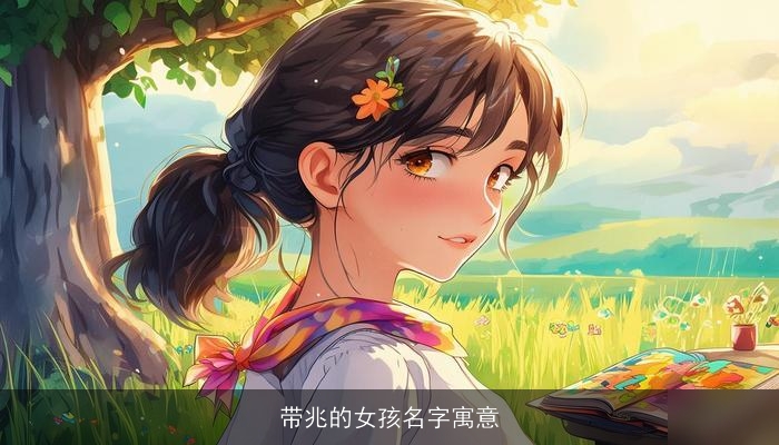 带兆的女孩名字寓意